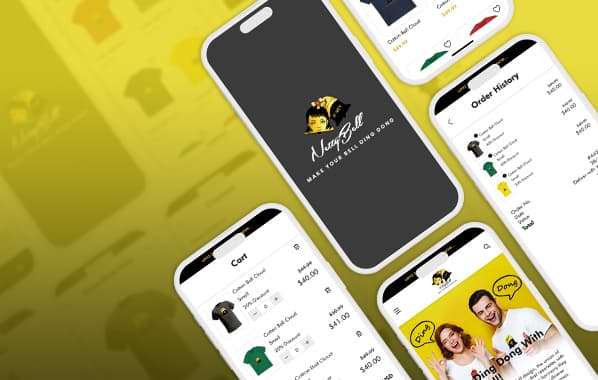 Stunning Cross Platform Ecommerce App for Netty Bell